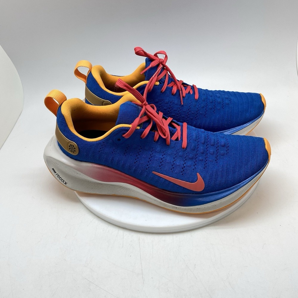 Nike Sneakers Mens 9.5 React X Infinity Run 4 DX5049-400 Blue Athletic Gym Shoes